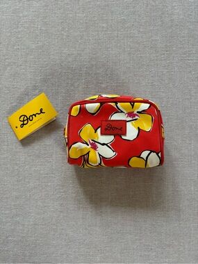Ken Done artwork print red floral artisan pouch